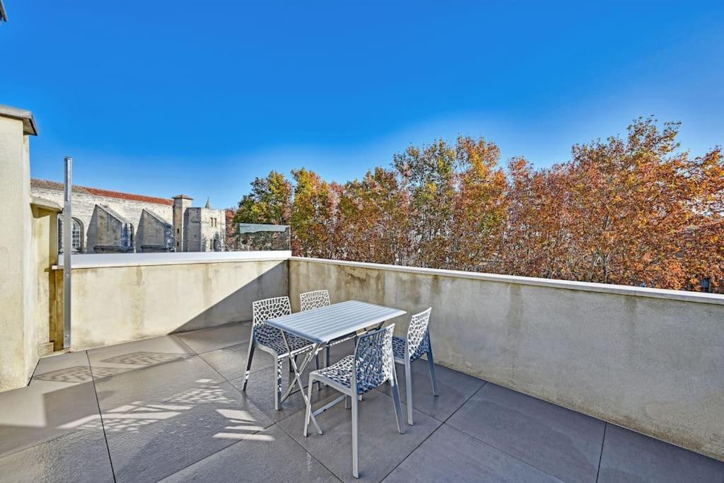 Le Loft Des Papes - 2 Terrasses - Vue Panoramique Sur La Ville - Ac Clim Avignon Ngoại thất bức ảnh
